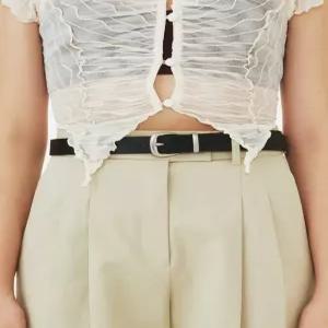질스튜어트 뉴욕 액세서리 25FW 25mm 블랙 프리미엄 통가죽 여성벨트 JABE5F120BK