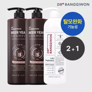 [닥터방기원] 맥주효모 탈모샴푸 1000ml X 2개+랩 트리트먼트 1000ml