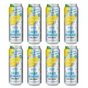 노브랜드 스파클링 화이바 레몬 500ml x 8개 저칼로리 식이섬유 탄산음료