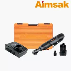 아임삭 AI414RW 충전 임팩라쳇렌치 9.5mm (3/8) 14.4V 2.0Ah 배터리 2EA 세트