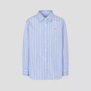 [백화점 정품] 26년SALE 빈폴레이디스 빈폴 BEANPOLE 멀티 스트라이프 오버핏 셔츠 - 블루 BF6264C02P