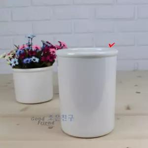 멜라민 원형통 클락 수저꽂이 보관통 원형 정리함 멜라민용기 수저통 (2L)