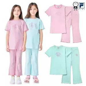 [롯데백화점]휠라 키즈 여아 골지 상하세트_FK2FSF2203F