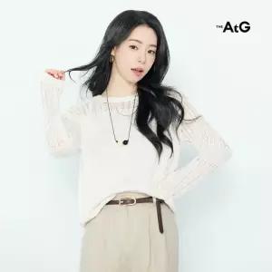 더엣지 [최초가79 900원] 26SS 린넨혼방 크로셰 썸머 니트 3종