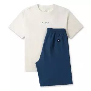 [아웃도어스/언더아머]블랙야크 키즈 레터링 5부상하세트 B1 1BKSEMV907 CM LP CH