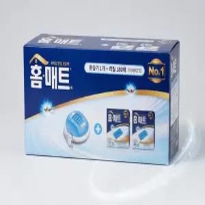 홈매트 세트 훈증기 1EA + 리필 90매x2SET(180EA) 전기 모기향 세트
