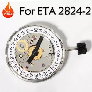 산 2824 무브먼트 ETA 2824-A2 기계식 무브먼트 교체품 제네바 스트라이프 손목시계 무브먼트 3시 방향 날