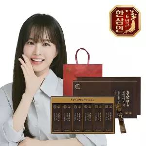 [한삼인][농협홍삼] 한삼인 홍삼진 굿데이스틱 10ml 60포 2세트+쇼핑백
