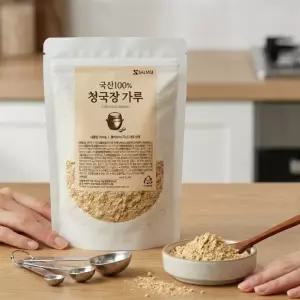 청국장가루 첨가물없는 청국장 효능 분말 먹는법 냄새안나는 국산 100% 300g
