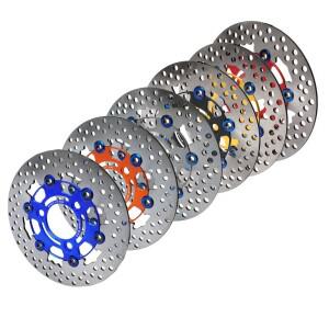 거리 자전거 페달용 브레이크 캘리퍼 디스크 로터 디스크 플로팅 3 홀 피칭 70mm RPM 220mm 자전거 핏바이