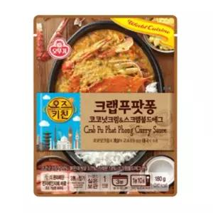 무아점빵 3분요리 코코넛카레 커리소스 오뚜기 푸팟퐁커리 태국카레 180g 5개