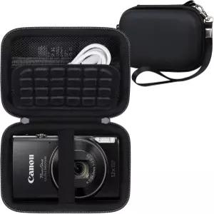 캐논 파워샷 ELPH 360 HS A/300/190 180/160 카메라/소니 사이버샷 DSC-W830 W55용 RAIAL 휴대용 케이스