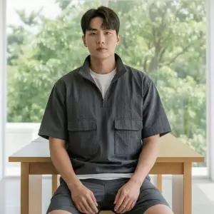 [하프클럽/]트레이닝바지운동복 운동복 여름 세트 체육복 아노락 트레이닝