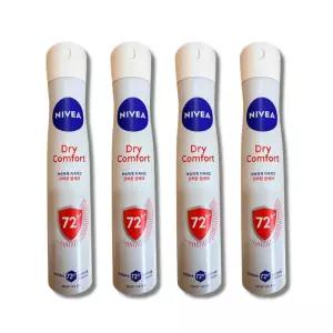 니베아 데오드란트 스프레이 드라이 콤포트 200ml 4개