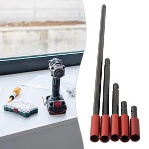 15pcs 50-300mm 드릴 비트 연장 막대 자석 퀵체인지 드라이버 나사 용인치 생크 스크루 팁 홀더