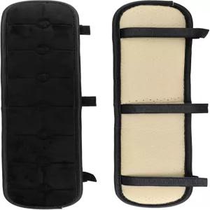 LCJAOF 2 PCS 의자 팔걸이 패드 사무용 게임 소프트 벨벳 쿠션 커버 통기성 팔꿈치 지지대 핏 책상 슬립온