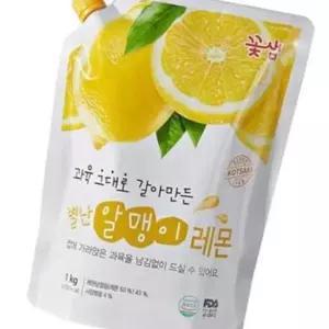 청 에이드 레몬 따뜻한 수제 차 과일청