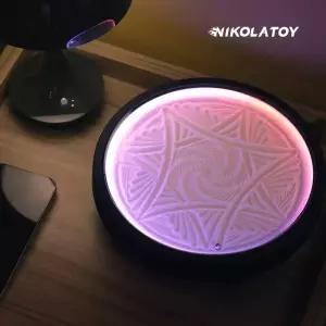 픽노바 자동 샌드아트 테이블 DIY 패턴생성 샌드로봇 미니 디자인 장식용 모래멍