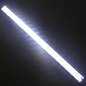 LEDENET 12인치 6500K-7000K 화이트 슈퍼 브라이트 18LED 5050 수족관 스트립 조명 방수 알루미늄 12V DC