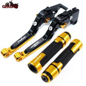 오토바이 접이식 확장형 CNC 모토 조정 가능한 클러치 브레이크 레버 핸드 바 엔드 그립 Bajaj Pulsar 200