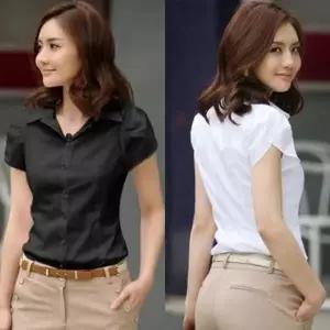 [하프클럽/셀러허브_여성트랜드패션]여자 여성 실크 여름 카라 블라우스 브