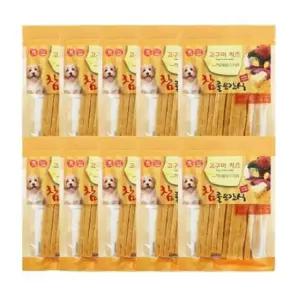 [펫] 120g 참좋은간식 치즈스틱 10개세트 고구마치즈