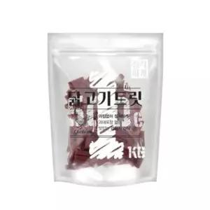 [펫] 정직하개 간식 강아지 맛있는 닭고기 트릿 1kg 대용량