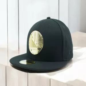 New Era [80569916] 남성용 뉴에라 NBA 골든스테이트 워리어스 골든 피니시 로고 59Fifty