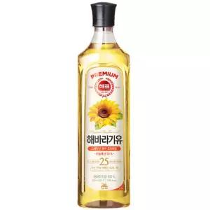 사조해표 해바라기유 900ml 3개