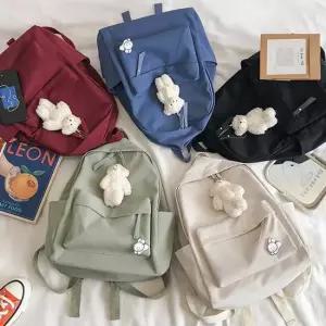 캐주얼 백팩중학생 백팩 데일리 책가방 학원 가방
