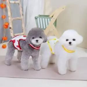 [반려] 애완견 2컬러 강아지 과일 홀터넥 중성화복 산후복 강아지옷 강아지의류