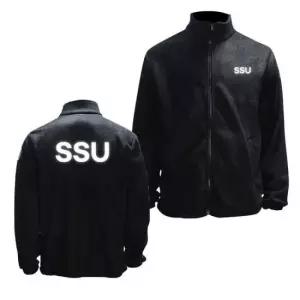경량패딩 블랙 겨울집업 기모 반사 후리스 집업 SSU