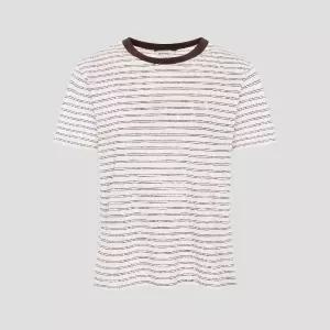 [백화점 정품] 26년SALE 빈폴레이디스 빈폴 BEANPOLE 린넨 스트라이프 레귤러핏 반소매 티셔츠 - 옐로우BF6