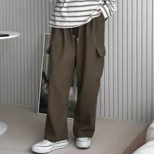 카고바지 벌룬팬츠 코듀로이 여성 포켓 일상 겨울기모 여성겨울바지 편한바지