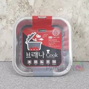 일회용 사각 멀티냄비 3매입 알루미늄냄비 캠핑냄비 알루미늄그릇 일회용냄비 업소용전골냄비