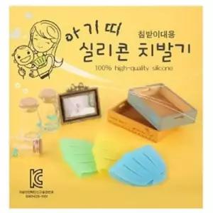 유아용품 아기띠 실리콘 치발기 x 실리콘치발기 2P 1개