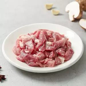 [숨비포크]제주 한돈 흑돼지 뒷다리살 500g (찌개용)