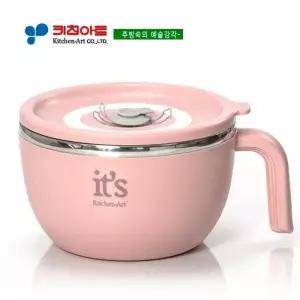 키친아트 라팔 스테인레스라면기2P 2개(핑크)
