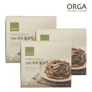 [올가] ORGA 간장맛 오리 불고기 400g(200g x 2팩) x 3박스