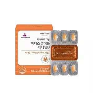 [차병원] 차바이오 닥터프로그램 마더스 츄어블 비타민D 60캡슐 (2개월분)