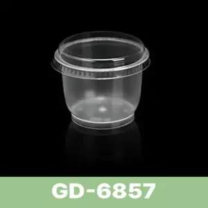 세트 일회용기 푸딩용기 [TONG] [BR] 디저트 500개 간식 (120ml/투명/PS) GD-6857