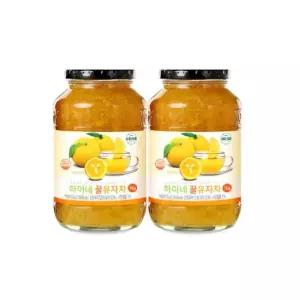 하이네 꿀유자차 1kg x 2 맛있/J