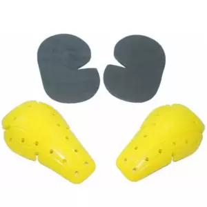 오토바이 타기 청바지 기어 모토크로스 보호 바지 엉덩이 패드 기관차 사이클 삽입 무릎 보호 yellow knee pads