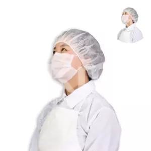 일회용 부직포 헤드캡 30g 100개입 일회용위생모자 조리모 부직포모자