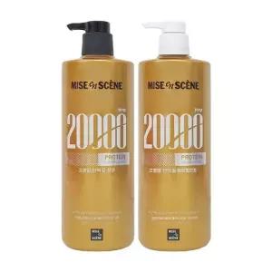 미쟝센 프로틴 테라피 클리닉 20000 샴푸 1000ml + 트리트먼트 1000ml