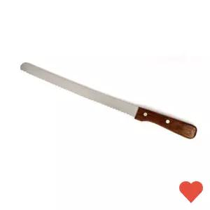 제과 제빵 37cm 일본 핸들 톱날 바게트 칼 롱 빵칼 통식빵