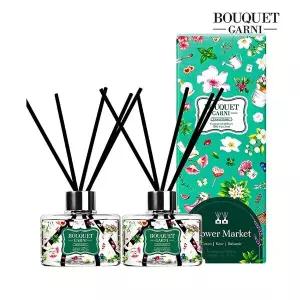 [부케가르니] 프래그런스드 디퓨저 플라워마켓향 200ml x2개