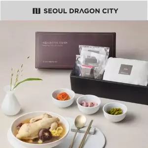 [서울드래곤시티] 흑화고 토종삼계탕 선물세트 (1개)