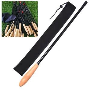 미니 낚싯대용 1pcs 카본 막대 38cm  낚시 모험용 메기 경량 1.2m-2.1m