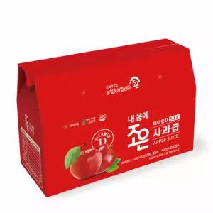 [1+1] 햇사과로 만든 NFC착즙 비타민D 사과즙 100ml30포 x 2박스
